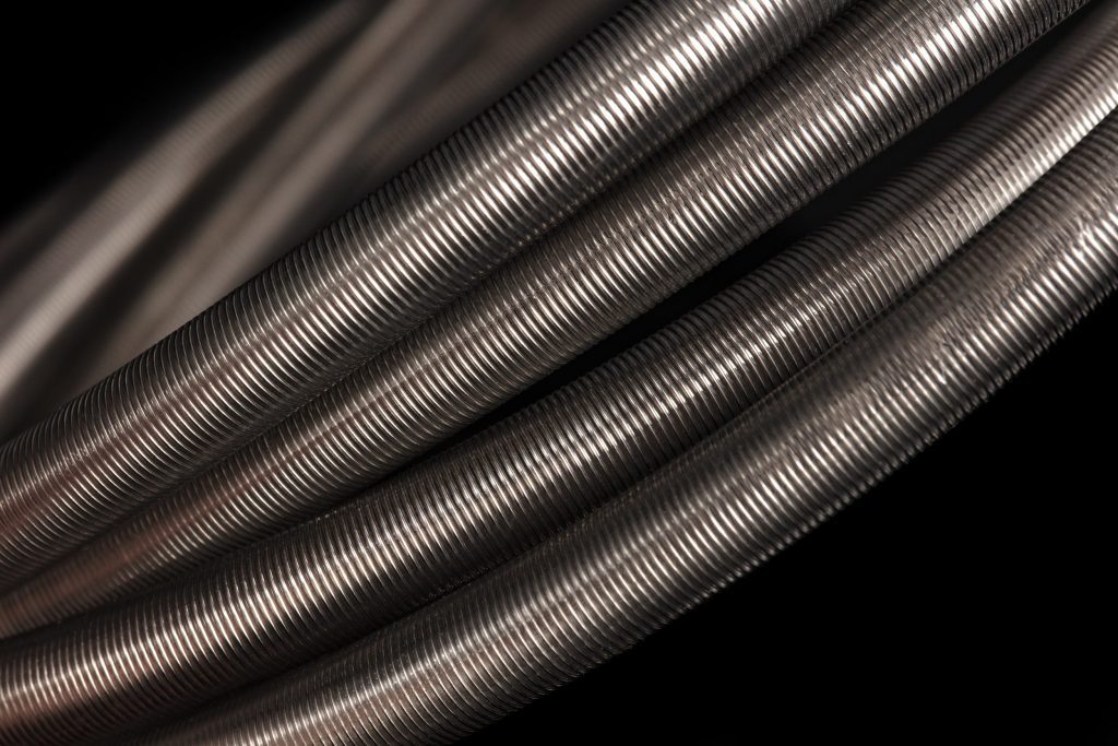 coil of spiral reinforced tubes