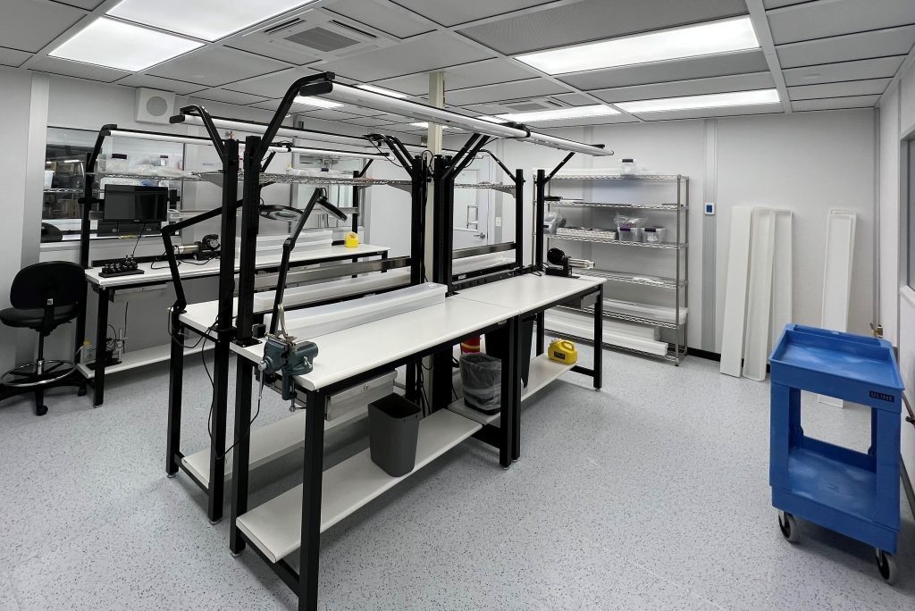 Cleanroom expansion at New England Tubing Technologies