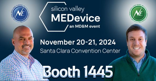 Chad Pelotte and Garron Morneau attending the MEDevice Silicon Valley 2024 show