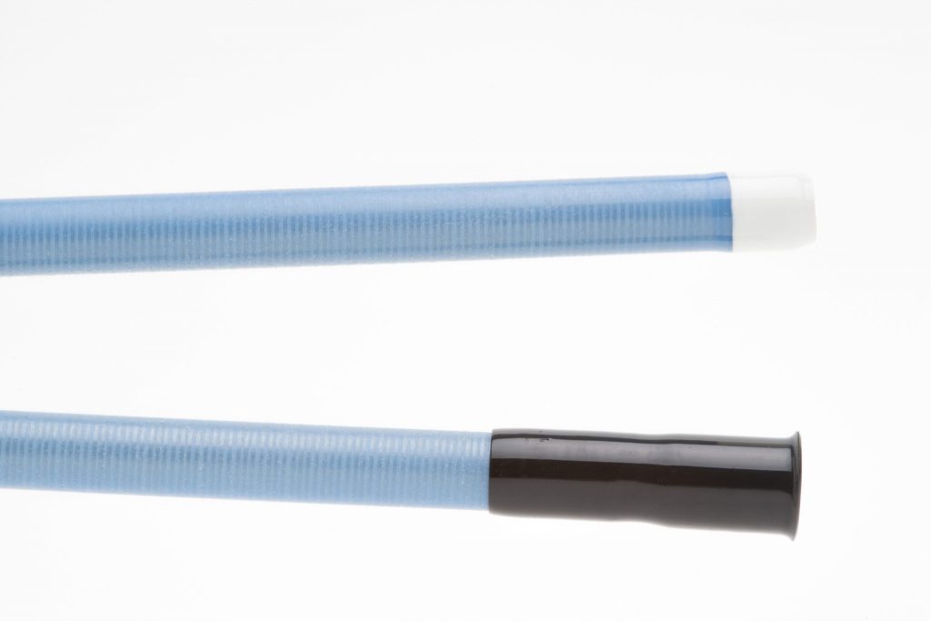 tube with tip and flared hub