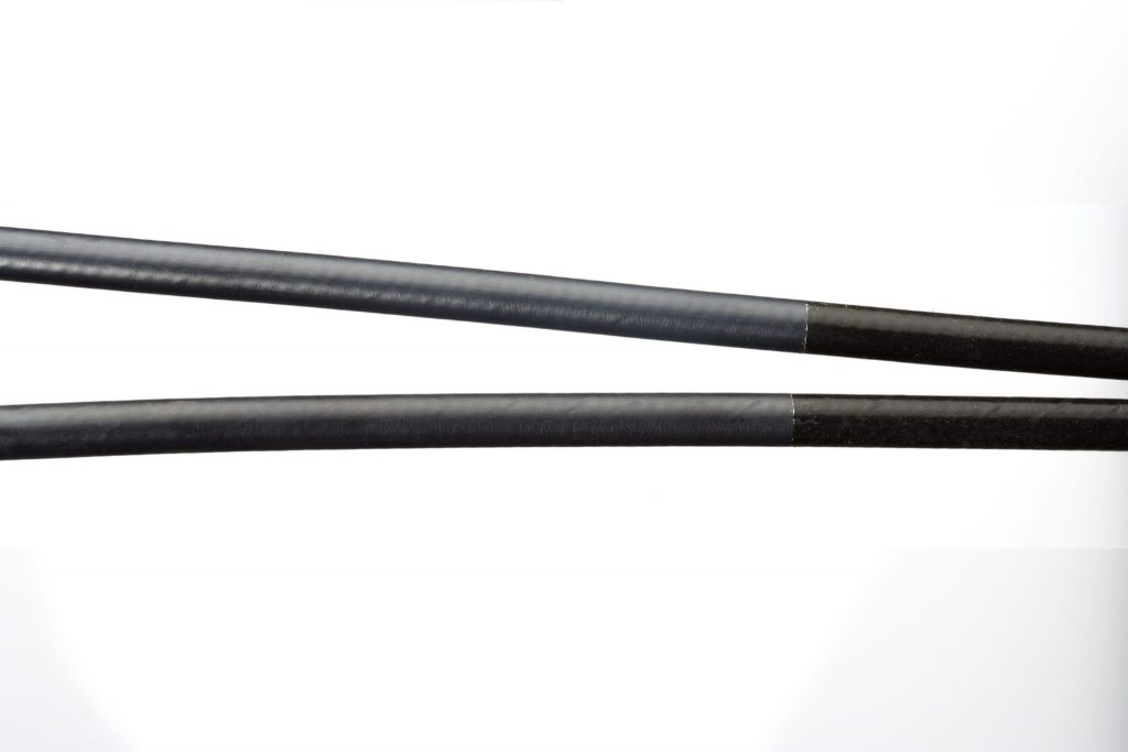 black parylene coated tubing