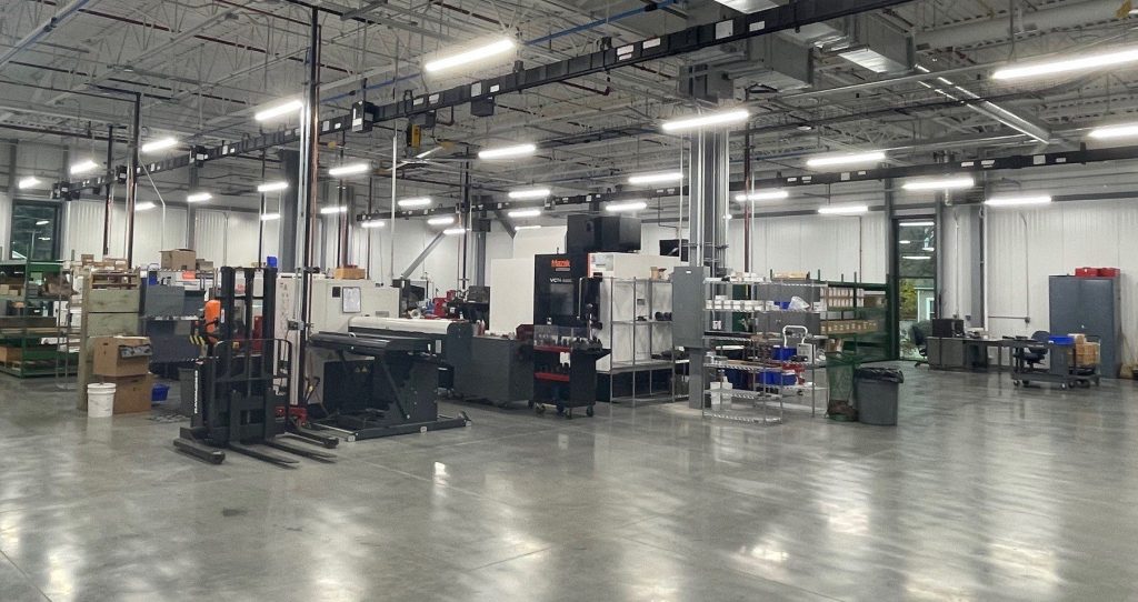 machining and fabrication shop at New England Tubing