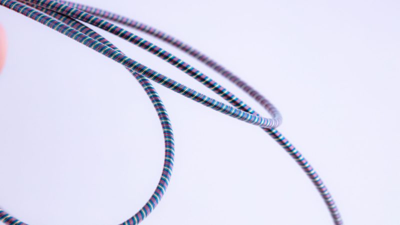 tubing with conductors in the wall of the tube